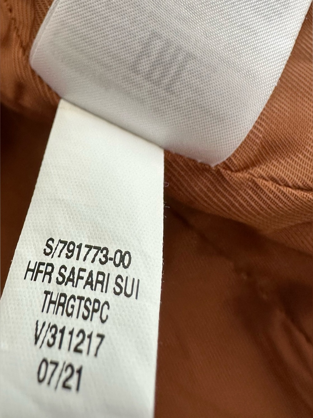 Banana Republic x Harbison Safari Belted Utility Jacket Rust Brown Oversized XS - Picture 14 of 15